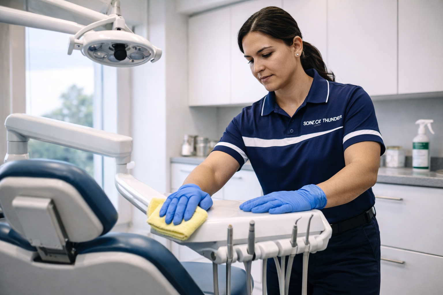 Dental office cleaning